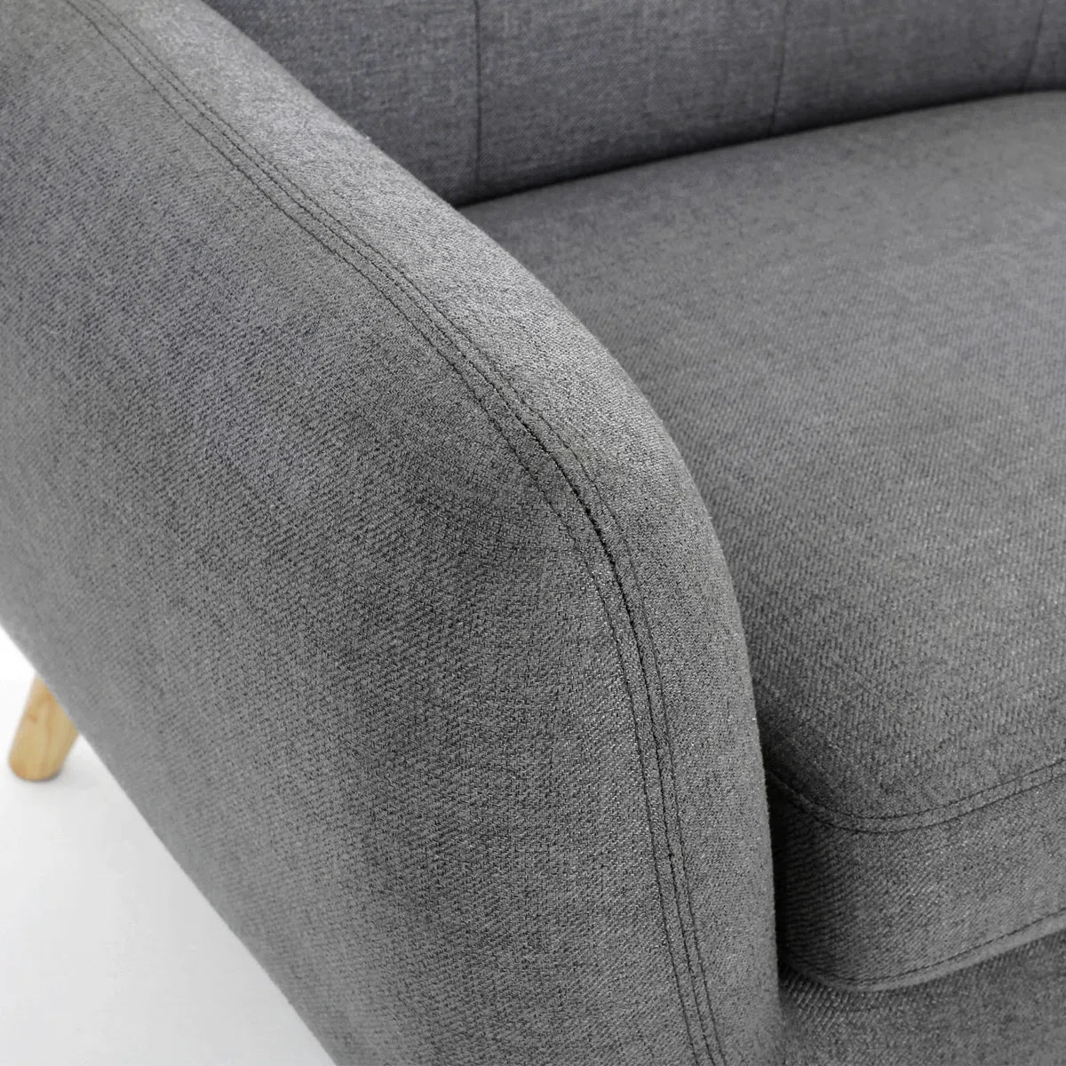 Mirsade 67.25" Flared Arm Loveseat, Loveseat, Modern Sofa, Accent Sofa