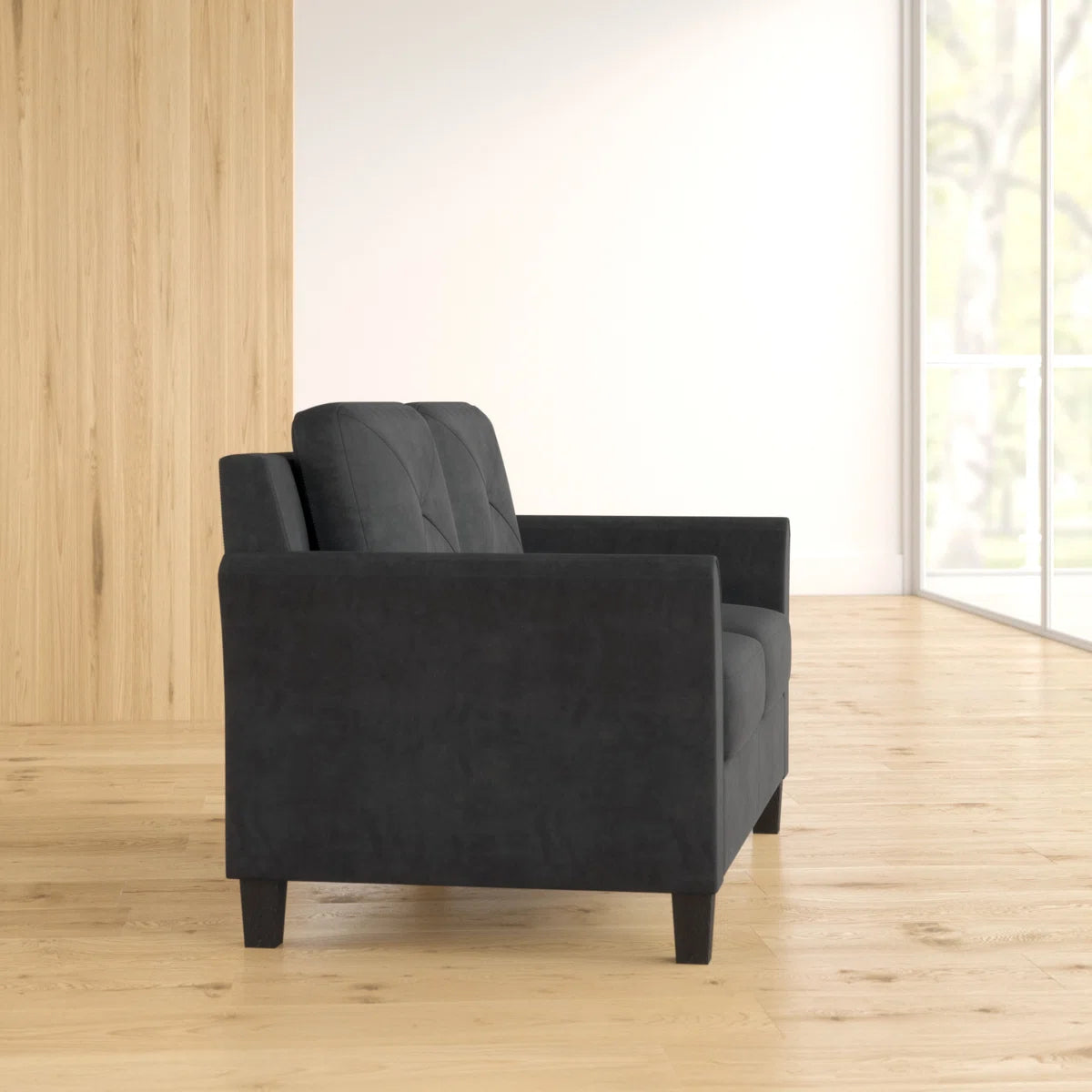 Lourdez 56.3'' Upholstered Loveseat